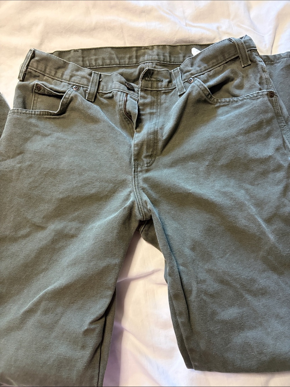 Dickies Slim Straight Olive-Tone Jeans